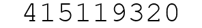 Number 415119320.