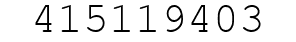 Number 415119403.