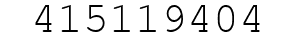Number 415119404.