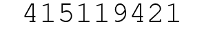 Number 415119421.