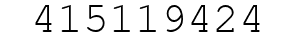 Number 415119424.