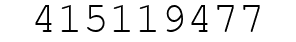 Number 415119477.