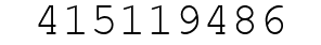 Number 415119486.