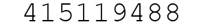 Number 415119488.