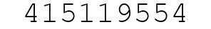Number 415119554.