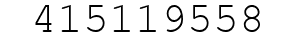 Number 415119558.