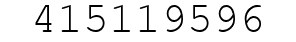 Number 415119596.