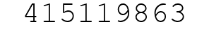 Number 415119863.