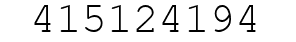 Number 415124194.