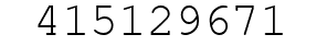 Number 415129671.