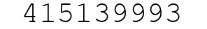 Number 415139993.