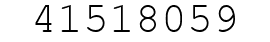 Number 41518059.