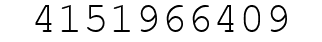 Number 4151966409.