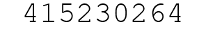 Number 415230264.