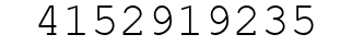 Number 4152919235.