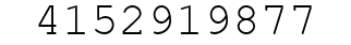 Number 4152919877.