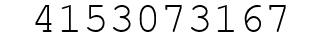 Number 4153073167.