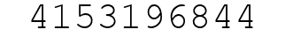 Number 4153196844.