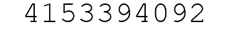 Number 4153394092.