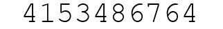 Number 4153486764.