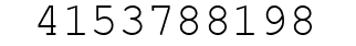 Number 4153788198.