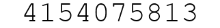 Number 4154075813.