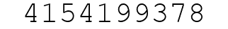 Number 4154199378.