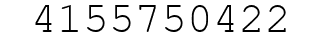 Number 4155750422.