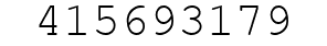 Number 415693179.