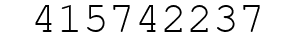 Number 415742237.