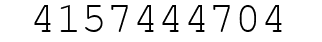 Number 4157444704.