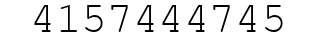 Number 4157444745.