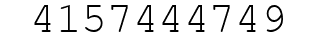 Number 4157444749.