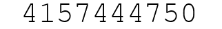 Number 4157444750.
