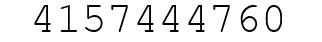 Number 4157444760.
