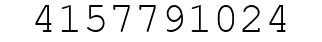 Number 4157791024.