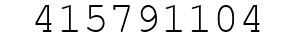 Number 415791104.