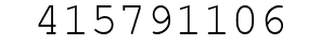 Number 415791106.