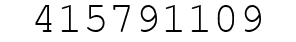 Number 415791109.