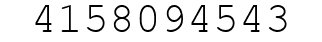 Number 4158094543.