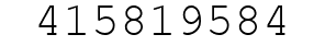 Number 415819584.