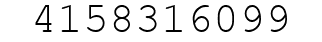 Number 4158316099.