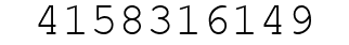 Number 4158316149.