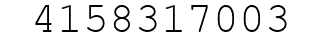 Number 4158317003.