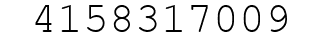 Number 4158317009.