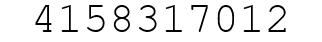 Number 4158317012.
