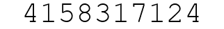 Number 4158317124.
