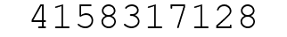 Number 4158317128.