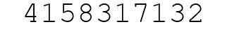 Number 4158317132.