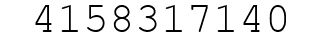 Number 4158317140.